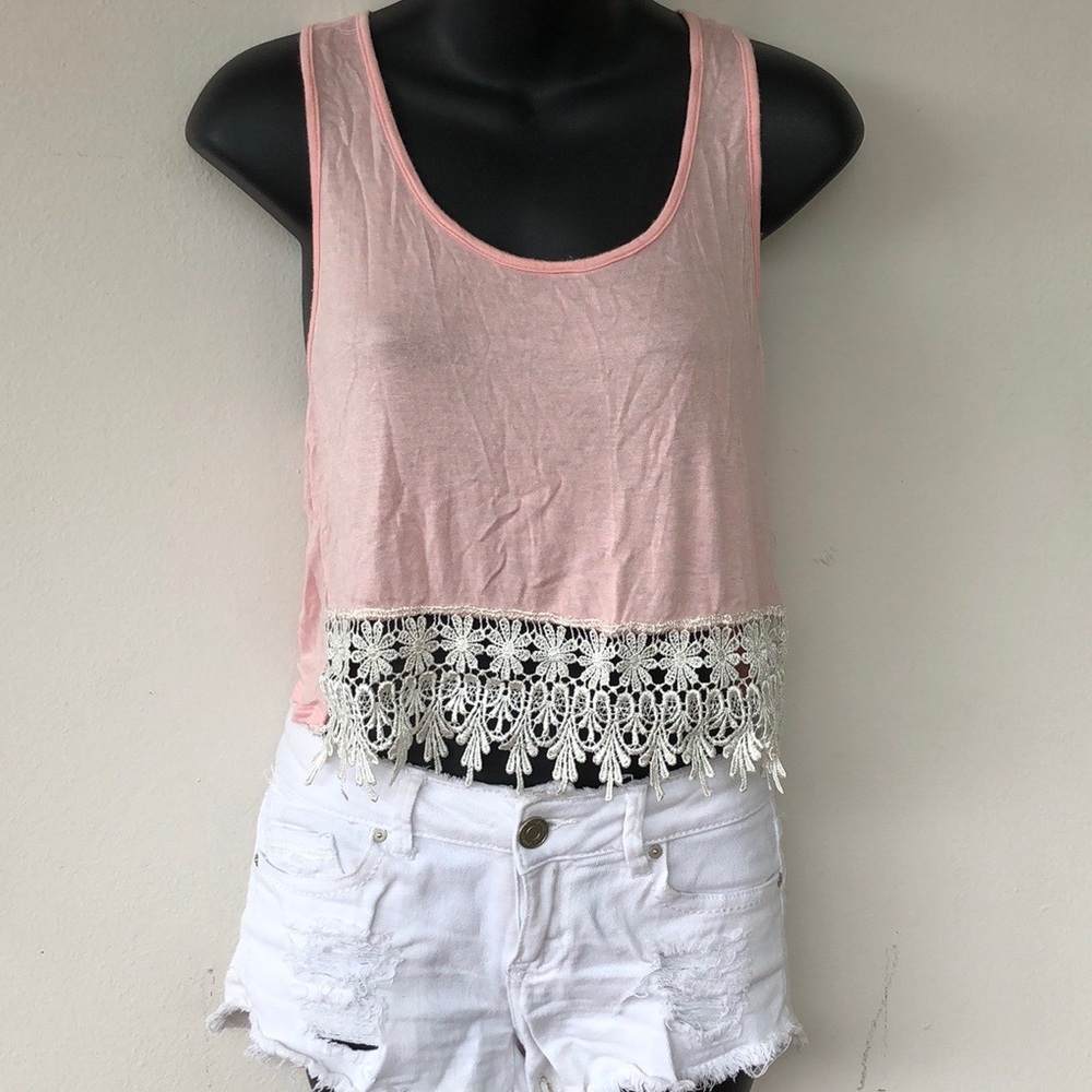 Pink Crop Top